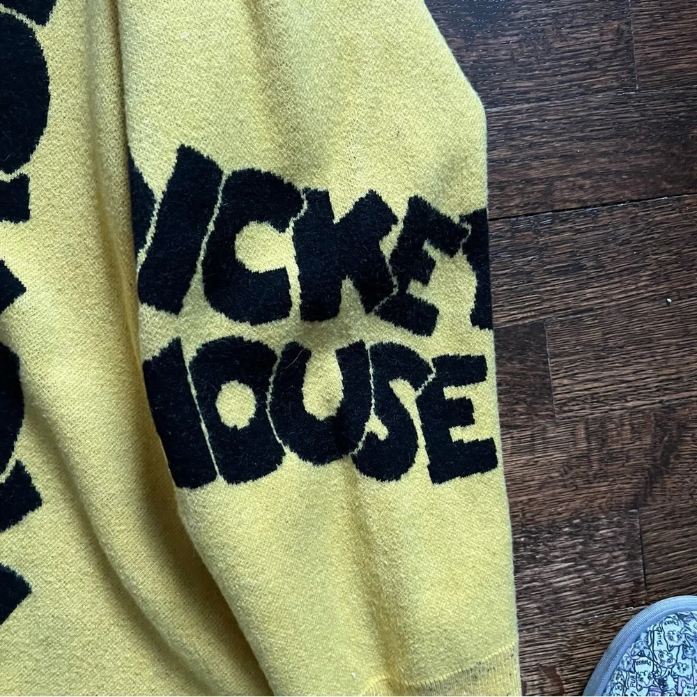 Disney size 2X yellow Mickey Mouse sweater